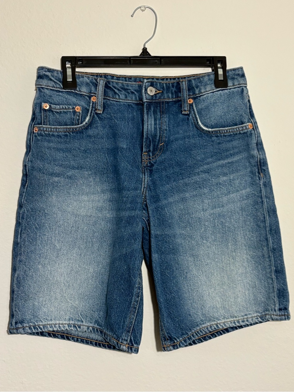 Lucky Brand Y2K Denim Bermuda Shorts Medium Wash Size 25 Jorts